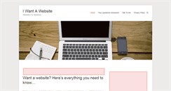 Desktop Screenshot of iwantawebsite.co.uk